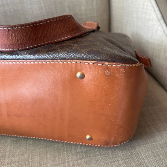 Authentic vintage CELINE large satchel bag M95 (X21) - Picture 10 of 16